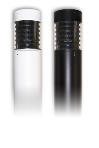 WP704 Series 43" Flat Top with Internal Louvres Bollard Lights