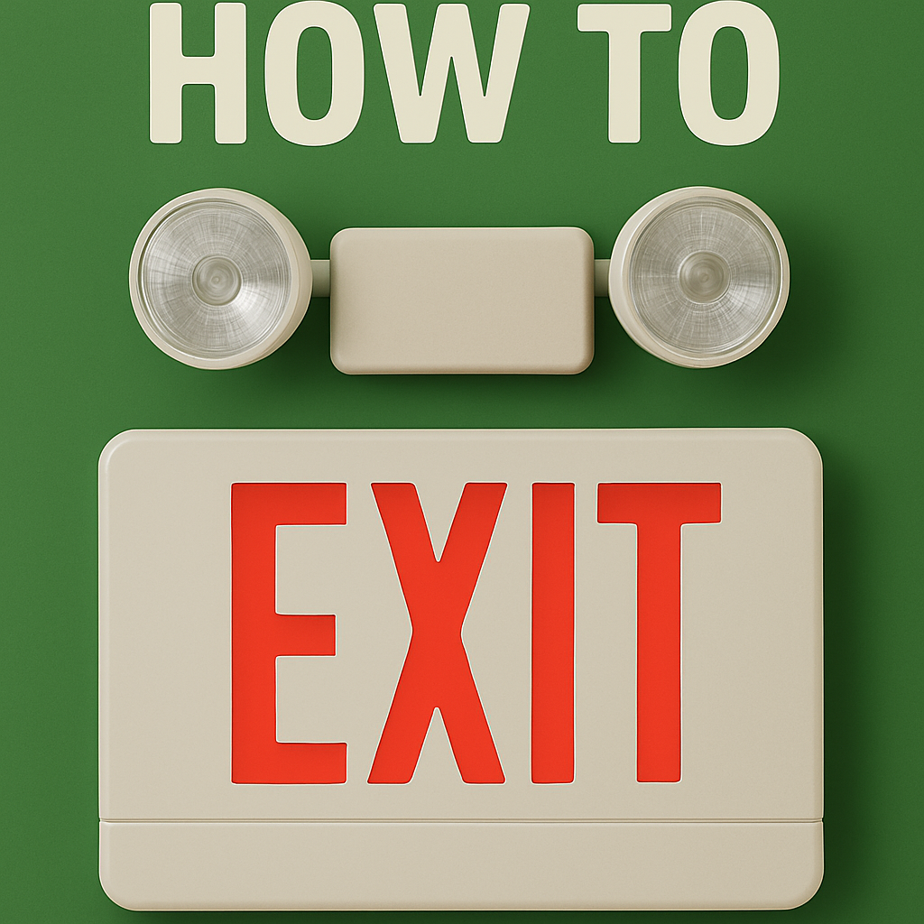 How to Install Emergency Lights and Exit Signs