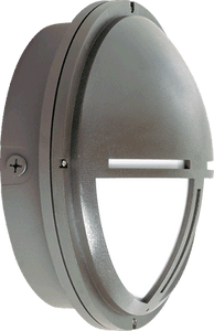 HE Williams WAVO2 Series 26W CFL Vandal Resistant Oval Wall Light - Vertical Eyelid