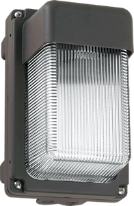 HE Williams WPBC Series 42W CFL Mini Bulkhead Wall Pack - Cutoff
