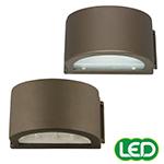 Hubbell RDIC Series Half Moon 42W CFL Compact Wall Pack