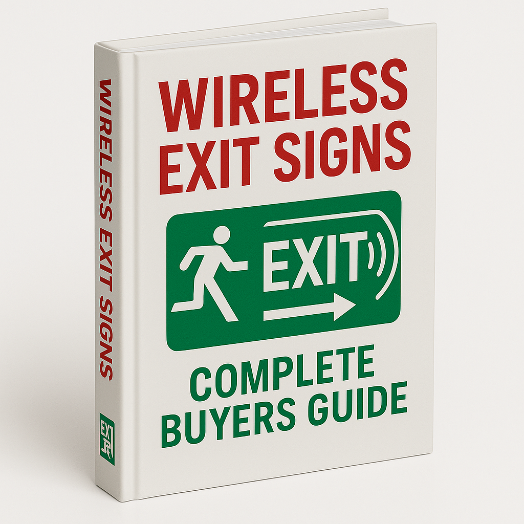 Wireless exit signs guide