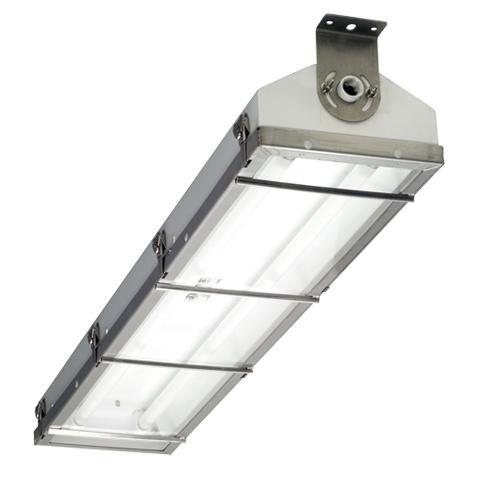 Fluorescent light fixtures best sale with emergency backup