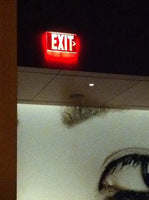 Wall Recessed Edge Lit Exit Signs