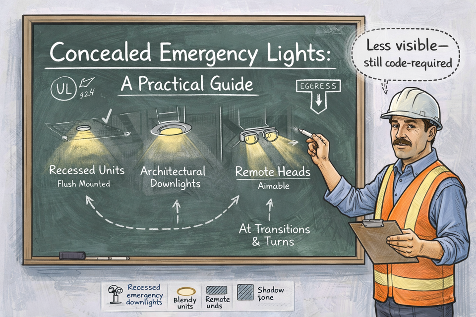 Concealed Emergency Lights Explained