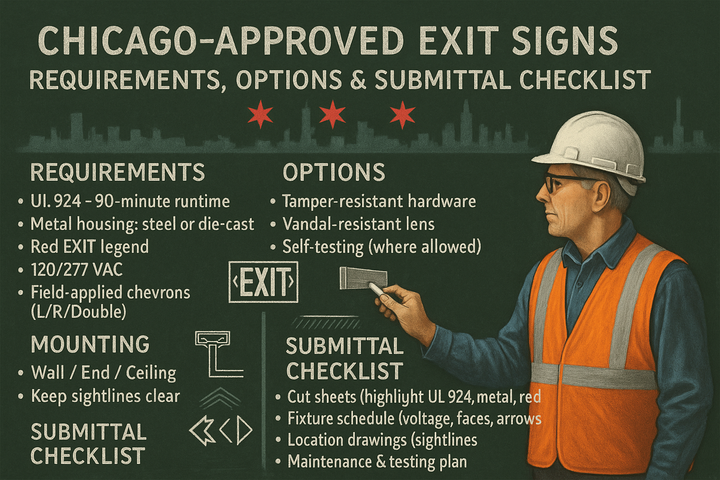 Chicago Approved Exit Signs Checklist