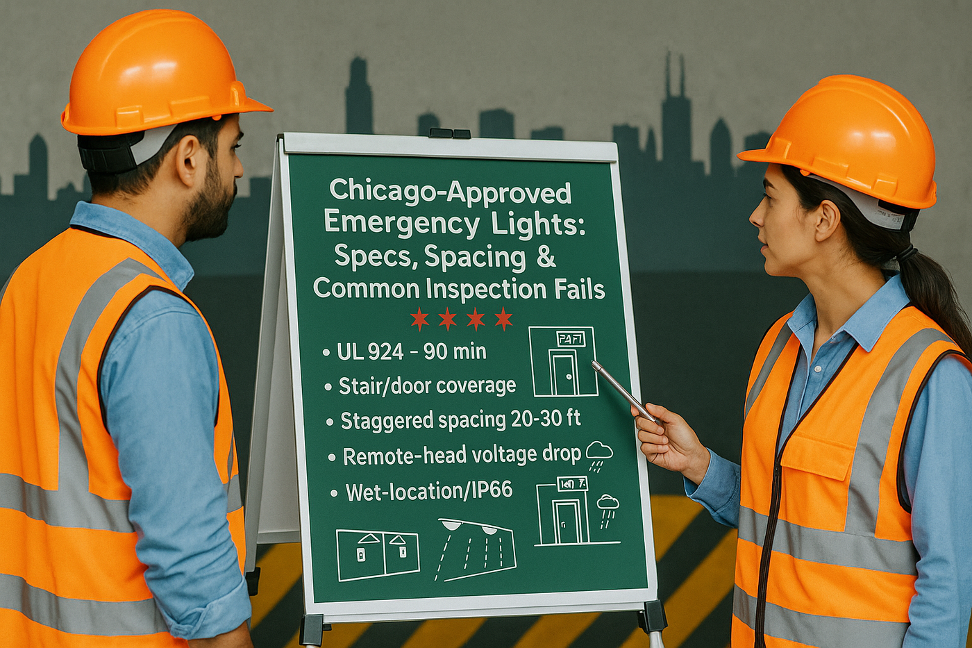 Chicago‑Approved Emergency Lights: Specs, Spacing & Common Inspection Fails Explained