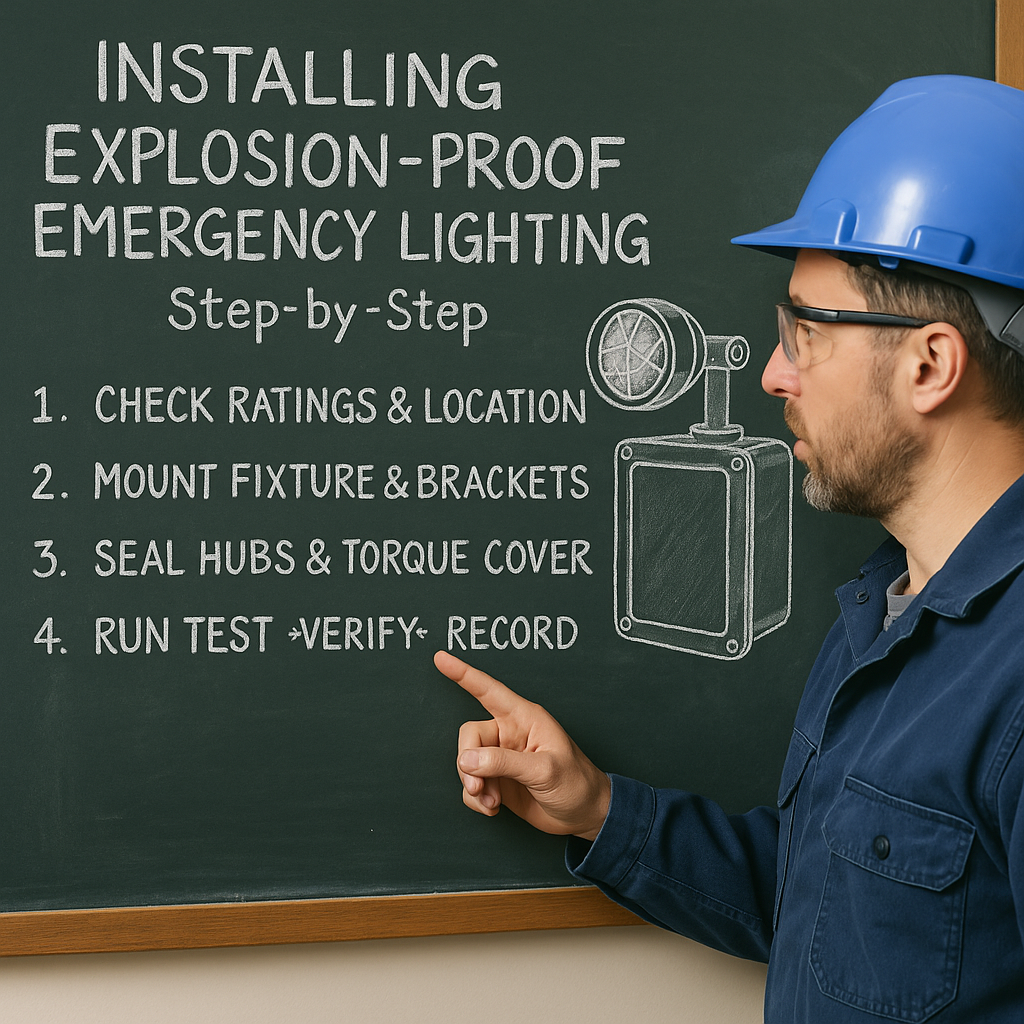 Installing Explosion-Proof Emergency Lighting Explained