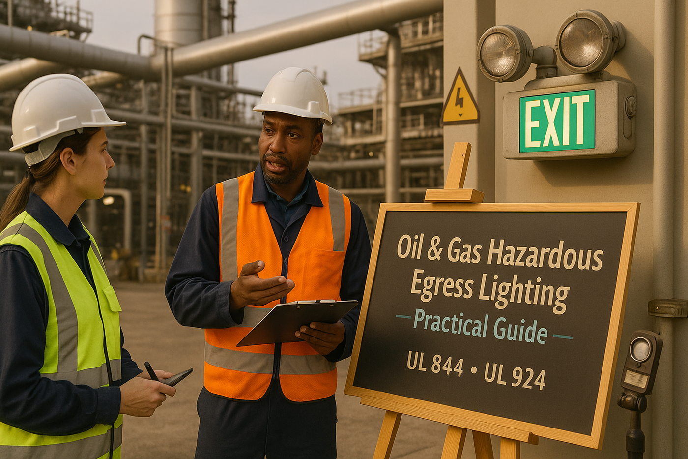 Oil & Gas Hazardous Egress Lighting Engineer Overview