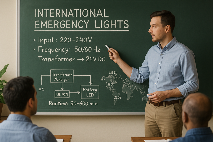 International Emergency Lights Instruction