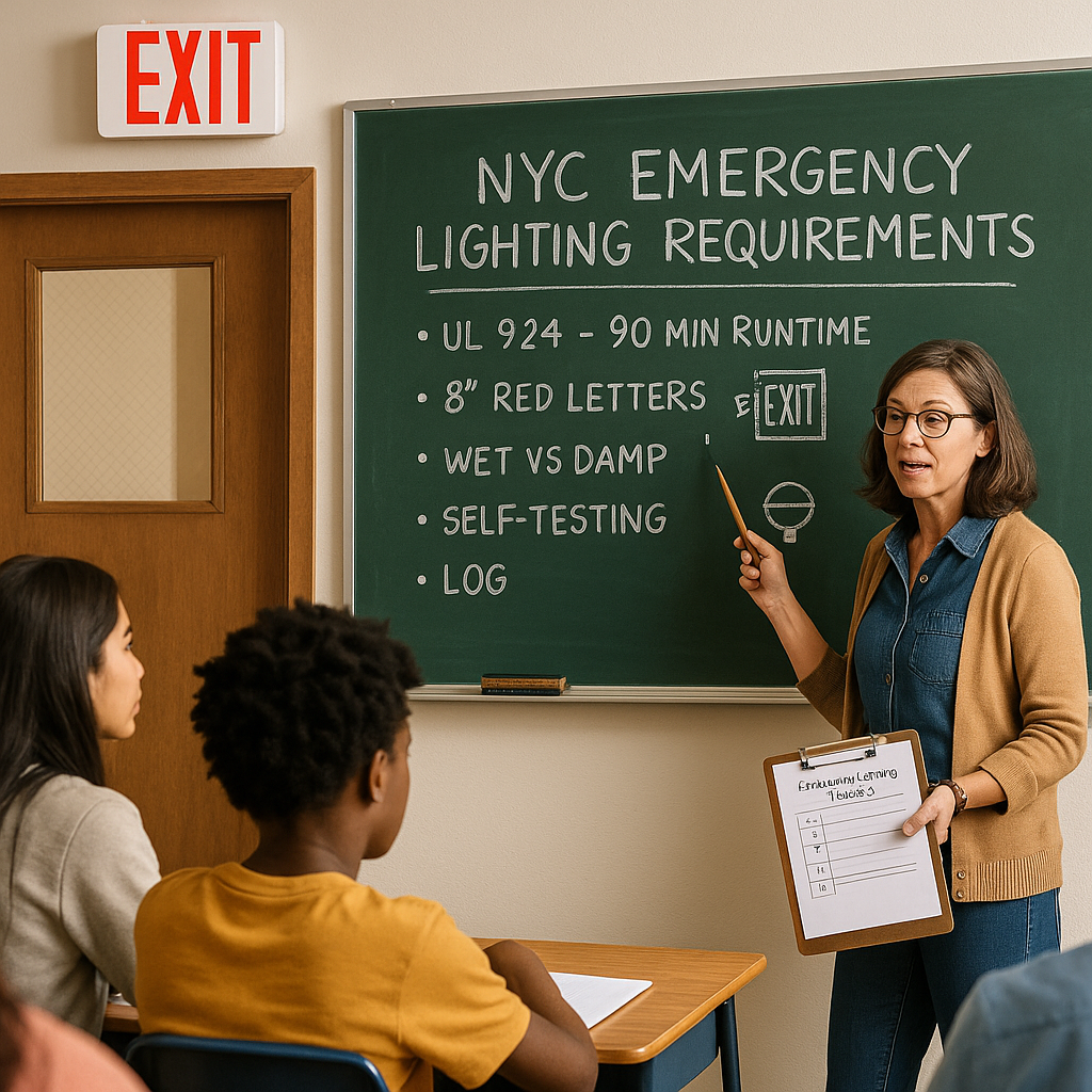 UL 924 Compliance vs Local Emergency Lighting Requirements Lecture