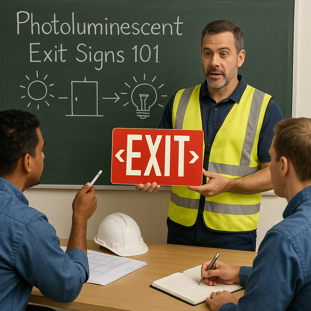 Photoluminescent Exit Sign 101 lecture