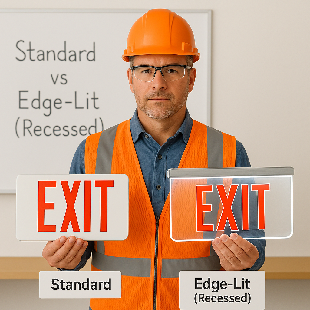 Recessed Exit Signs: Concealed Mounting Guide