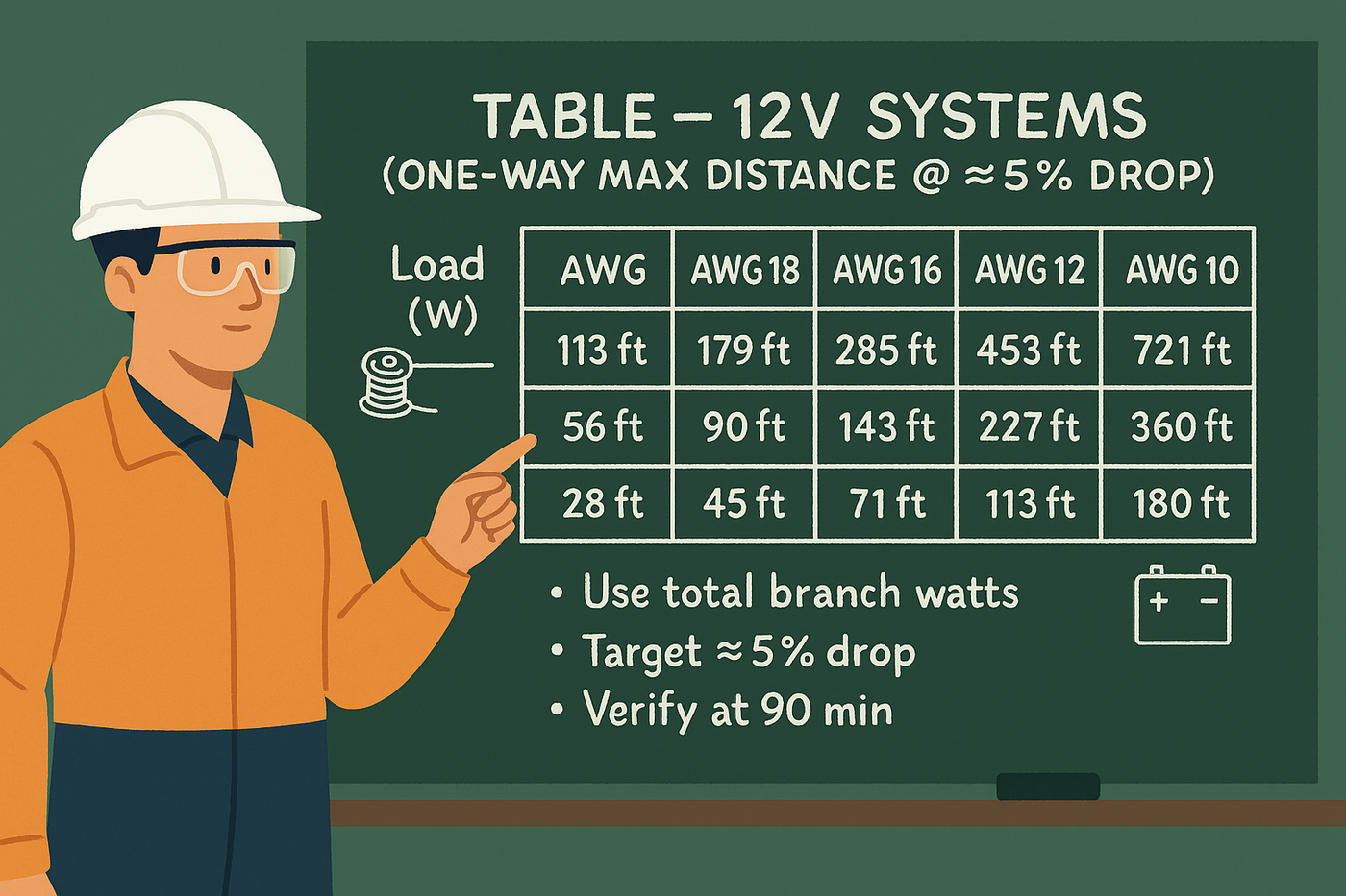 Remote Head Wire Gauge & Distance Tables Instruction
