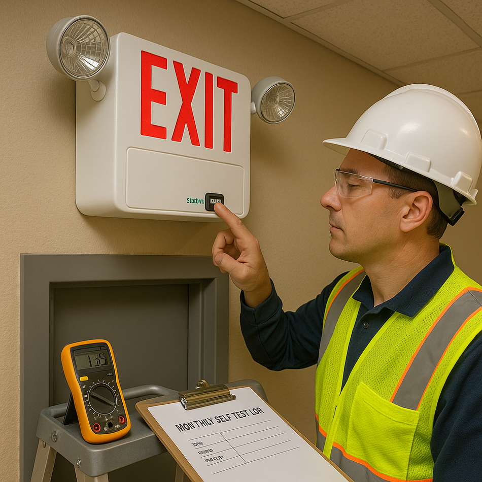 Self-Testing Exit Sign Combos: Which One Should I Buy? (Wet Location, High-Lumen, Remote-Capable, Metal Housing)