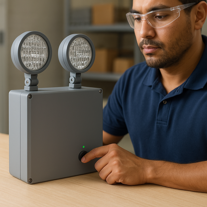 How to Test Emergency Lights and Stay Code Compliant. Testing Emergency Light Switch