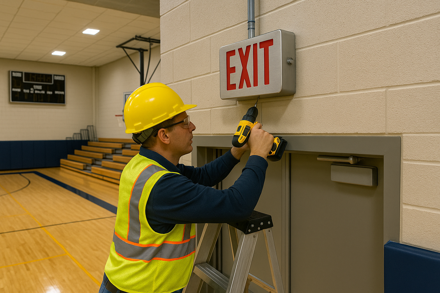 Steel & Metal Exit Sign and Light Combos - Durability, Sizing & Code Guide