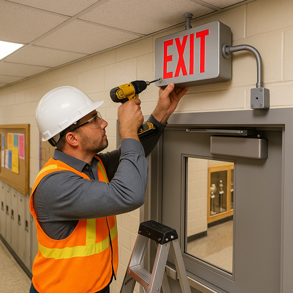 Steel Exit Signs: Rugged Guide