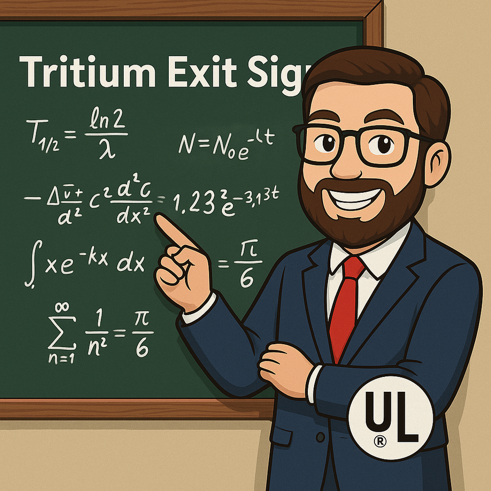 Tritium Exit Signs - Self Powered Instruction