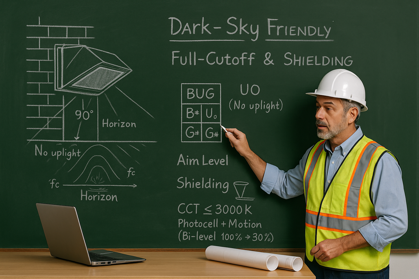 Wall Packs Dark Sky instruction