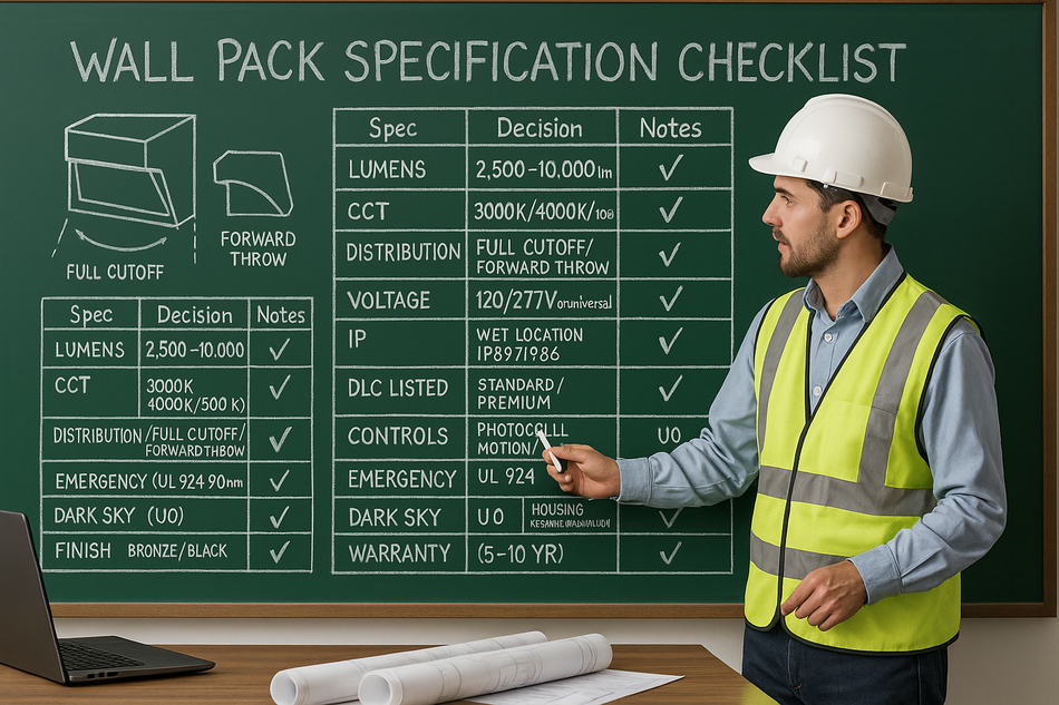Wall Packs Checklist