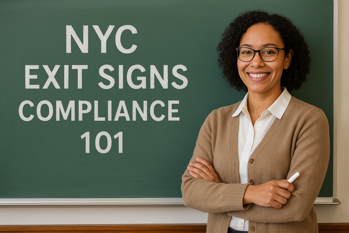 New York City Exit Sign Requirements Beginner Guide