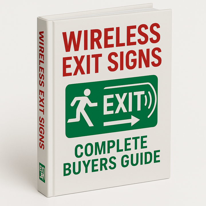 Wireless exit signs guide