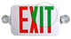 Ceiling Mount Exit Signs Combo with Integrated Emergency Lighting