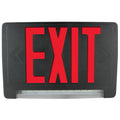 Self-Testing Exit Sign and Emergency Light Combo Red Letter