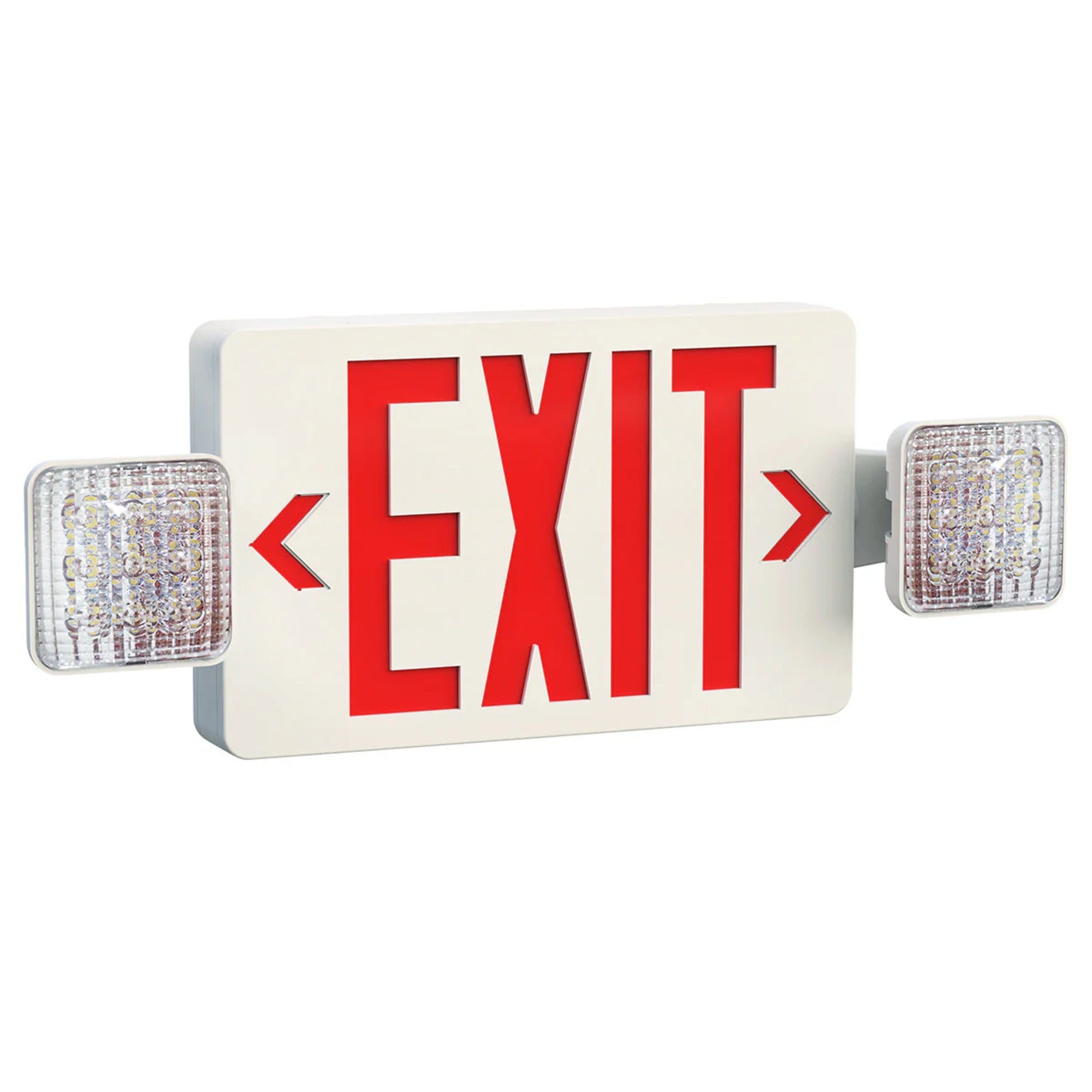 Exit Sign with Emergency Lights | Exit Light Combo Units (UL 924