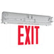 Edge-Lit Exit Sign Combos Red Letter
