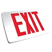 450 Series Ultra-Slim Exit Sign – White Housing, Red LED Letters