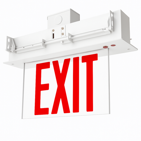 edge-lit recessed white mount
