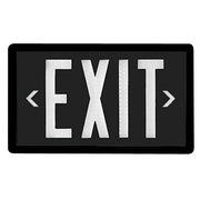 10-Year Tritium Exit Sign – Black Letters, Black Frame