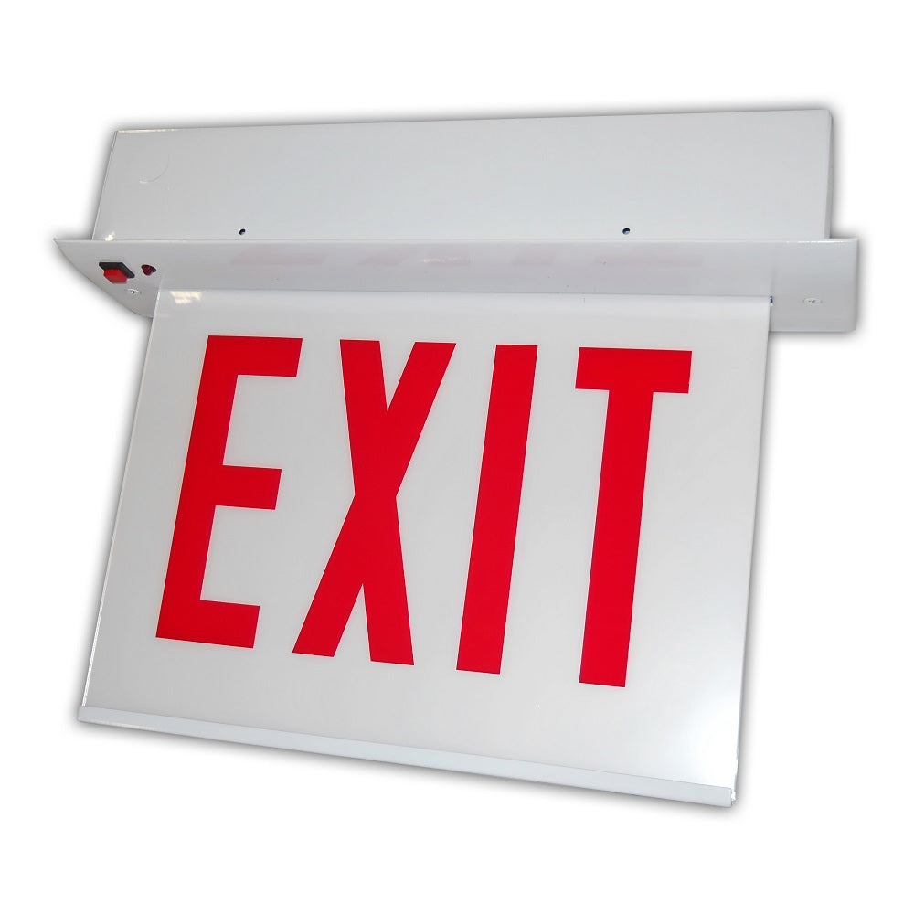 City of Chicago Approved Recessed Edge-Lit Exit / Stair Sign