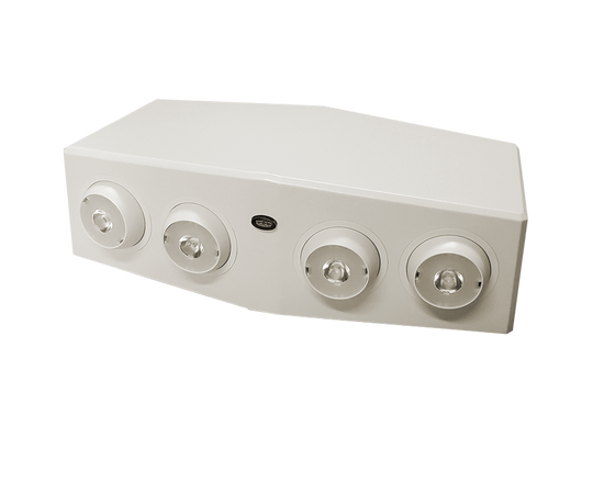 LED Slim Decorative Emergency Unit - white housing