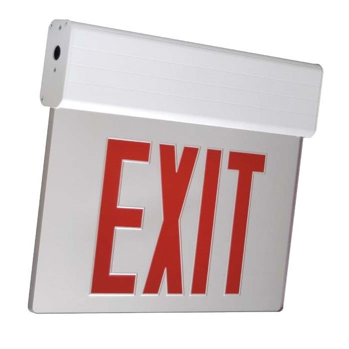 Edge-lit Aluminum Exit Sign Architecturally Styled