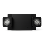 Black Reduced Profile Thermoplastic LED Emergency Unit