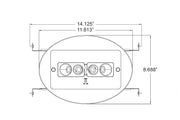FRM Flush Recessed Emergency Lighting Dimensions