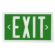 SRB BX green self-luminous tritium exit sign with 10 or 20 year no-wiring operation
