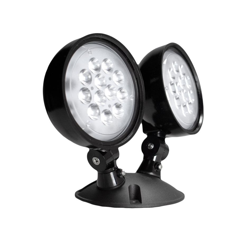 HPRL High Powered LED Polycarbonate Remote Head Double Black