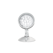 HPRL High Powered LED Polycarbonate Remote Head Gray Single Front
