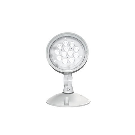 HPRL High Powered LED Polycarbonate Remote Head Gray Single Front