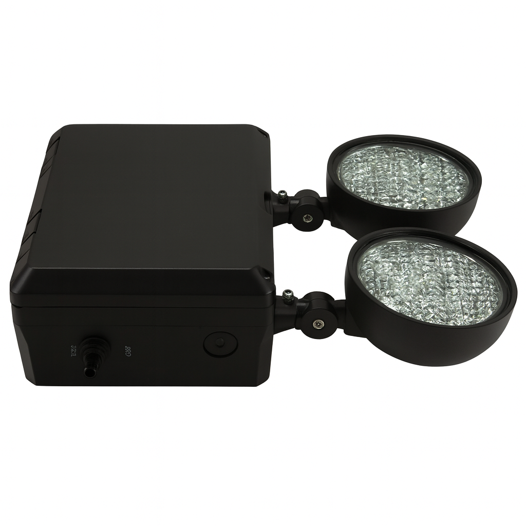 LED-RX Wet Location LED Emergency Lighting Black