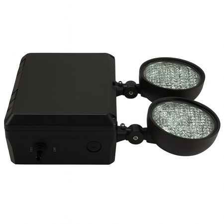 LED-RX Wet Location LED Emergency Lighting Black