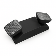 LED Emergency Lighting with Remote Capacity Black Housing