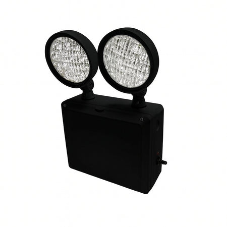 LEDTFX-2 Wet Location Remote Capable LED Emergency Light Black