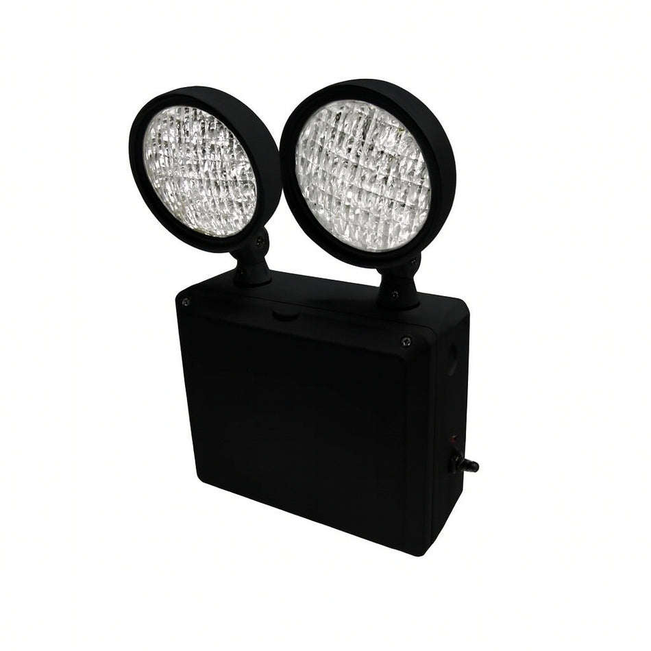 LEDTFX-2 Wet Location Remote Capable LED Emergency Light Black