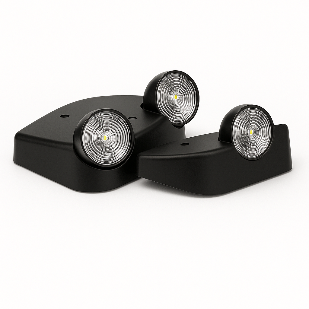 Mini Indoor LED Remote Head - black housing