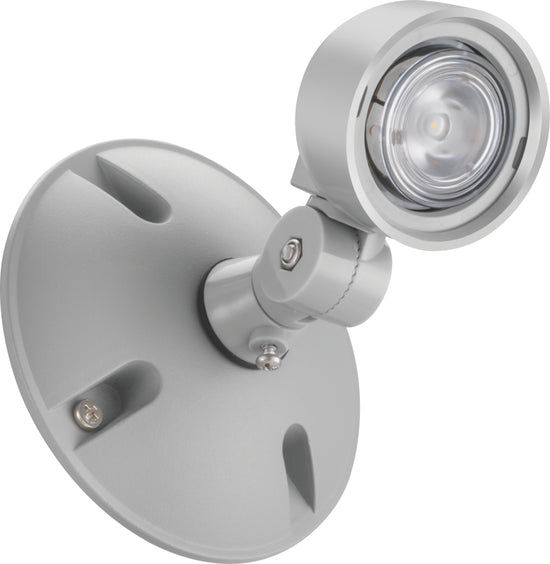 Outdoor LED Emergency Light Polycarbonate Remote Head - white housing